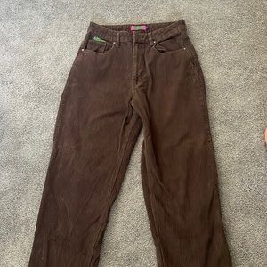 Sz 10 brown baggy corduroys